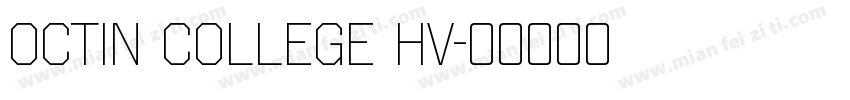 Octin College Hv字体转换